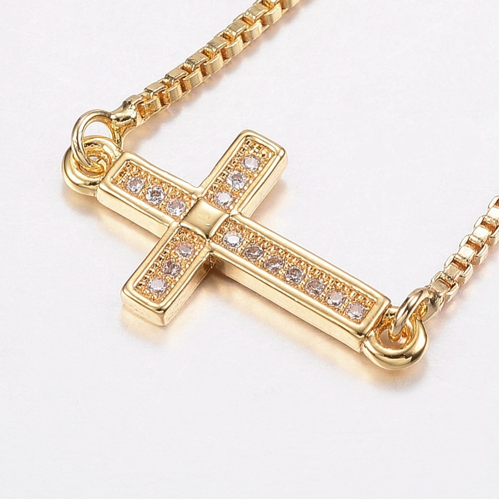 Pulsera de Cruz ajustable