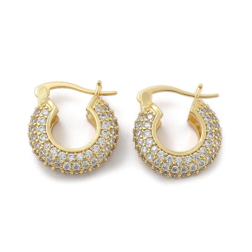 Argollas luna creciente