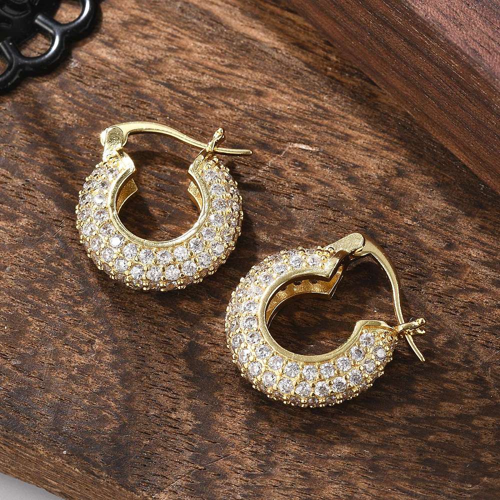 Argollas luna creciente