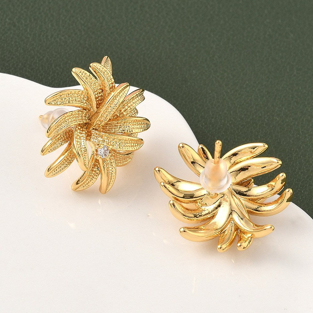 Aretes de Flor y Circonias