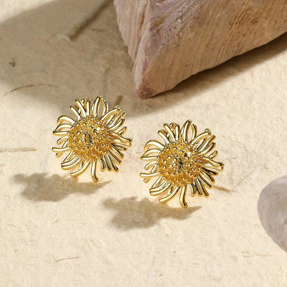 Aretes Girasol