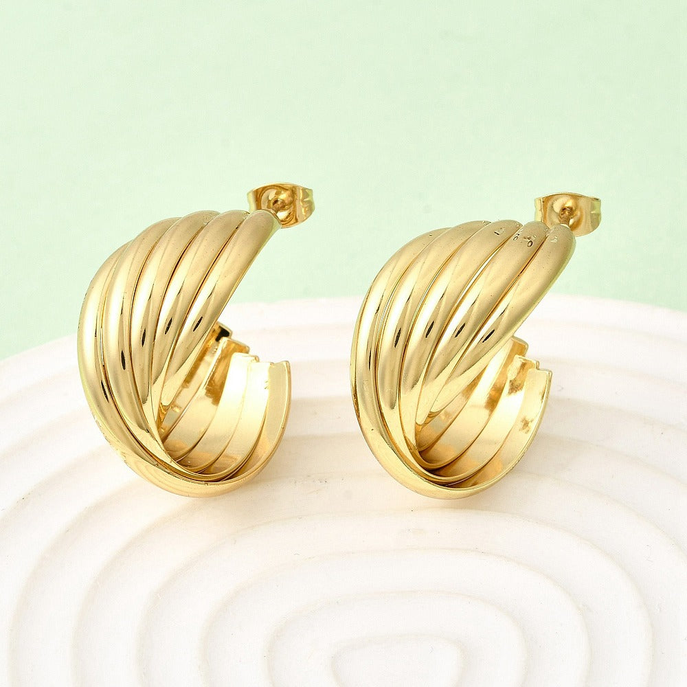 Aretes en forma de C