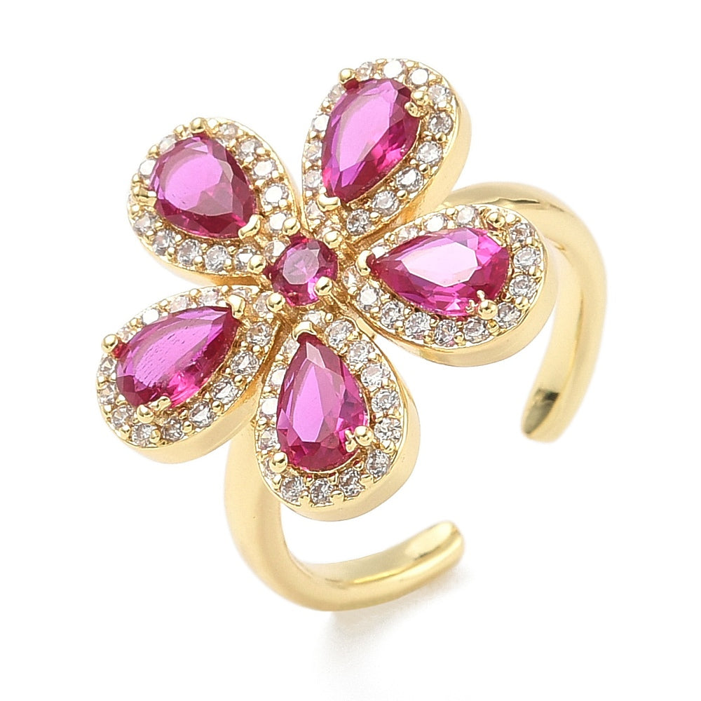 Anillo ajustable de Flor
