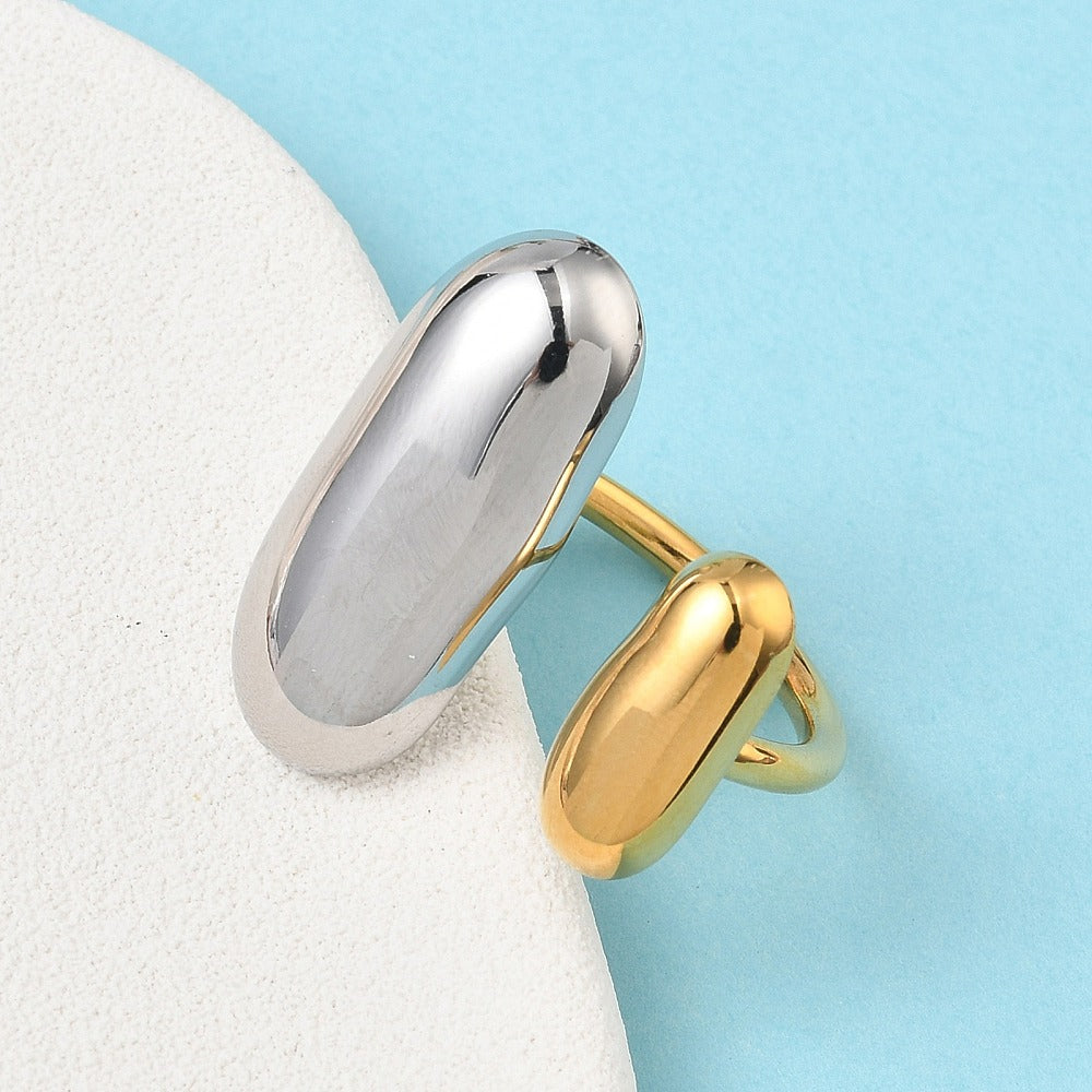 Anillo ajustable Ovalado