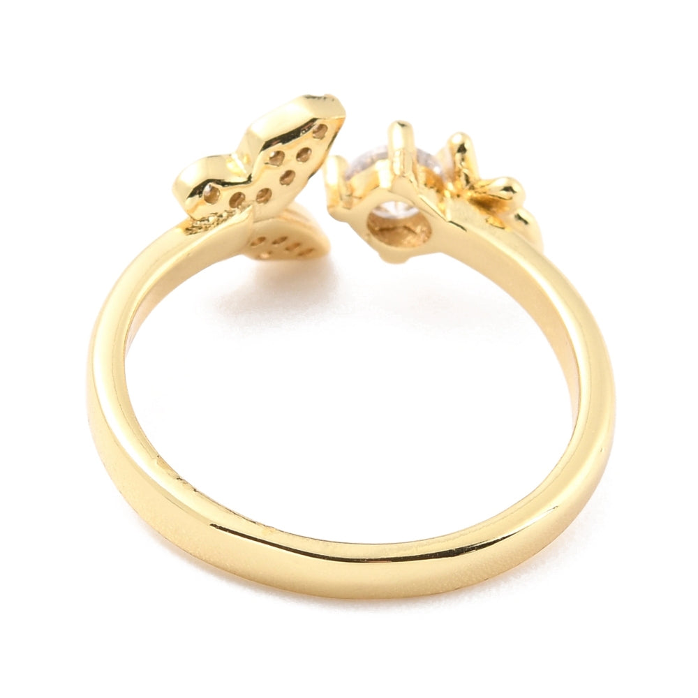 Anillo Circonia Mariposa