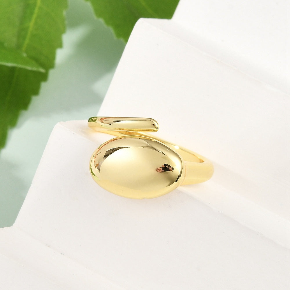 Anillo ajustable ovalado