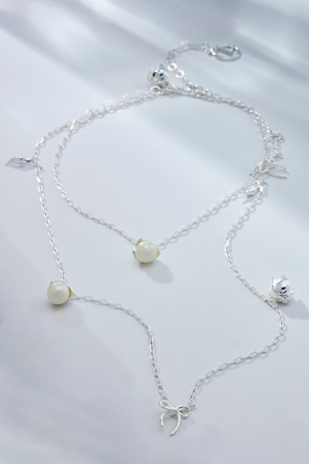 Tulipa Necklace - AFlora Collection Silver Plated