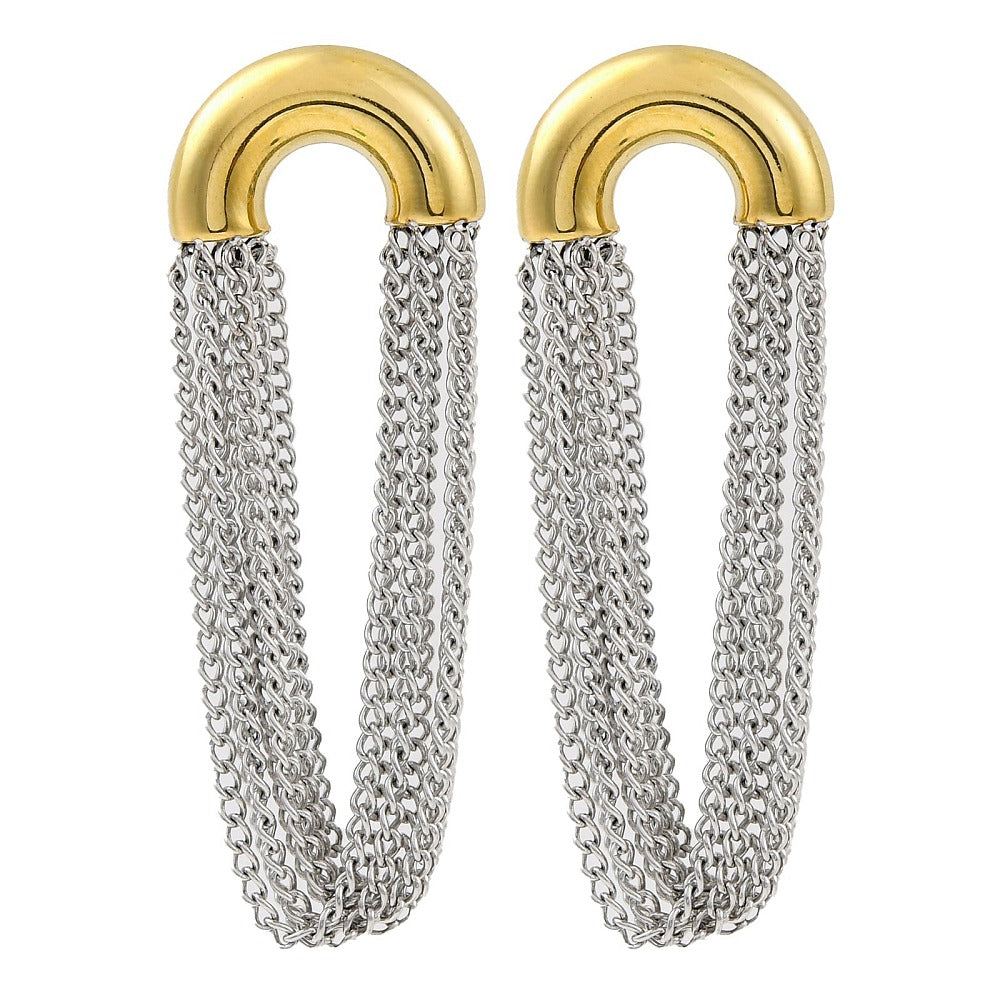 Aretes de Cadena colgante