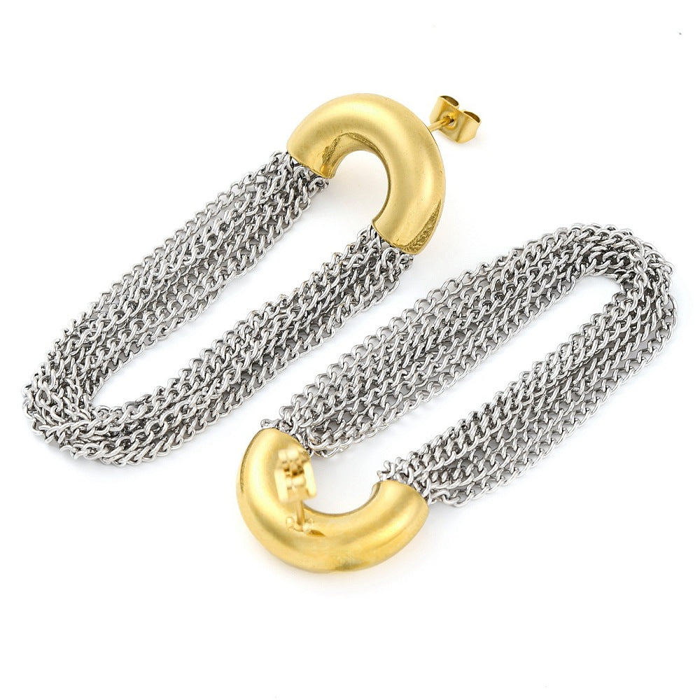 Aretes de Cadena colgante